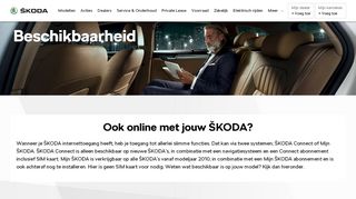 
                            3. De beschikbaarheid van ŠKODA Connect | ŠKODA Nederland