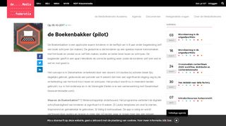 
                            4. de Boekenbakker (pilot) - de Mediafederatie