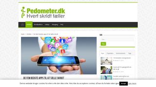 
                            8. De fem bedste apps til at tælle skridt - Pedometer.dk