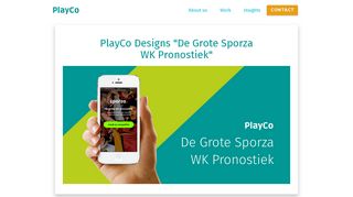 
                            8. De Grote Sporza WK Pronostiek - PlayCo