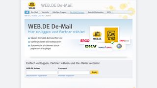 
                            8. De-Mail mit WEB.DE - WEB.DE Produkte