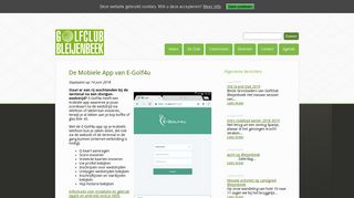 
                            10. De Mobiele App van E-Golf4u | Golfclub Bleijenbeek