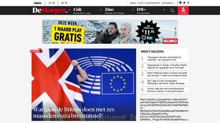 
                            2. De Morgen: Nieuws