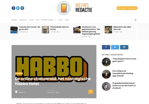 
                            7. De online chatwereld: het nostalgische Habbo Hotel - Nieuwsredactie