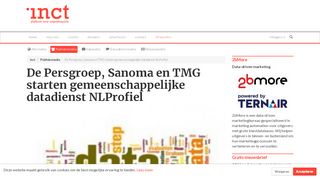 
                            7. De Persgroep, Sanoma en TMG starten gemeenschappelijke ... - InCT