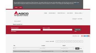 
                            2. DE - Stellen bei AGCO - Jobs at AGCO