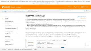 
                            2. De STRATO klantenlogin - Strato.nl