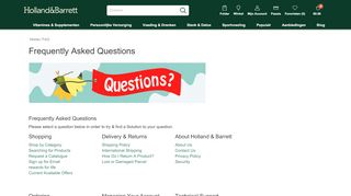 
                            10. De Tuinen / Holland & Barrett> FAQ