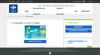 
                            10. De Visa Basickaart - Carrefour Finance