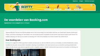 
                            11. De voordelen van Booking.com - Scotty