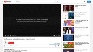 
                            5. Deactivate value added services yourself , Airtel - YouTube