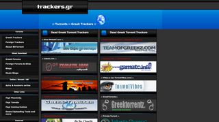 
                            4. Dead Greek Torrent Trackers - Trackers.gr