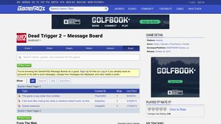 
                            13. Dead Trigger 2 Message Board for Android - GameFAQs