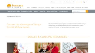 
                            11. Dealer & Clinician Resources | Sunrise Medical