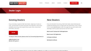 
                            2. Dealer Login – Multi Sales