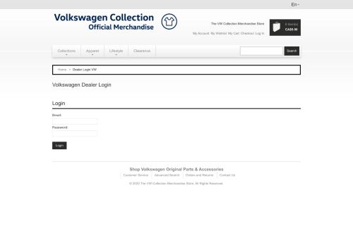 
                            8. Dealer Login VW - The VW Collection