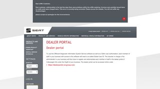 
                            5. Dealer portal - Erwin SEAT