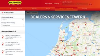 
                            4. Dealers & Servicenetwerk - Palfinger Nederland