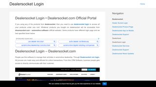 
                            10. Dealersocket Login • My Dealersocket.com CRM Official Portal