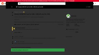 
                            10. [Deals] 100$ Gift Card for 85$ + 50$ Gift card for 45$ : xboxone ...
