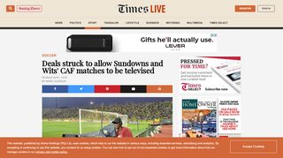 
                            10. Deals struck to allow Sundowns and Wits' CAF matches to be televised