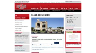 
                            3. Dean B. Ellis Library - Arkansas State University