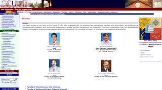 
                            9. Deans - .:.GC University Lahore