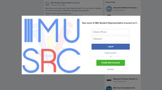 
                            7. Dear all you can now access your student... - IMU Student ... - Facebook