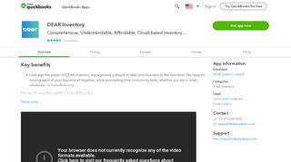 
                            4. DEAR Inventory | QuickBooks App Store