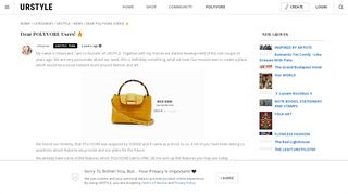
                            12. Dear POLYVORE Users! - URSTYLE