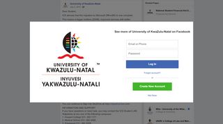 
                            9. Dear Student, ICS advises that the... - University of KwaZulu-Natal ...