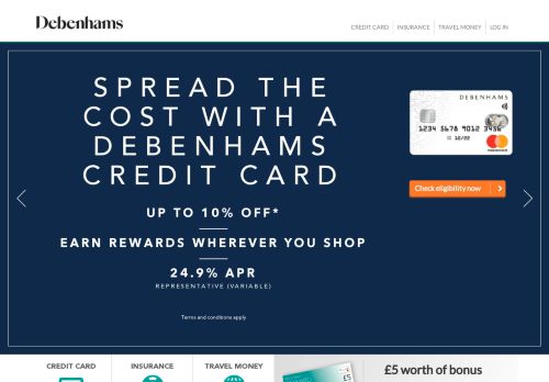 
                            3. Debenhams Personal Finance | The personal finance family that ...