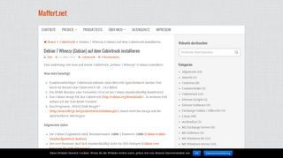 
                            9. Debian 7 Wheezy (Cubian) auf dem Cubietruck installieren - Maffert.net