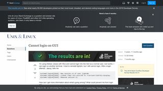 
                            1. debian - Cannot login on GUI - Unix & Linux Stack Exchange