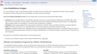
                            1. Debian -- Live-Installations-Images