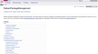 
                            6. DebianPackageManagement - Debian Wiki