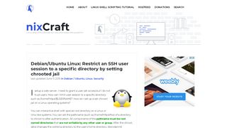 
                            11. Debian/Ubuntu Linux: Restrict an SSH user session to a specific ...