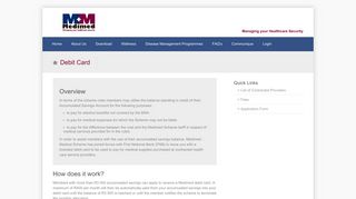 
                            4. Debit Card - Medimed Medical Aid