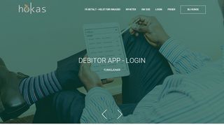 
                            3. Debitor App - Login - Hokas