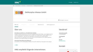 
                            5. DebKonplus Inkasso GmbH als Arbeitgeber | XING Unternehmen