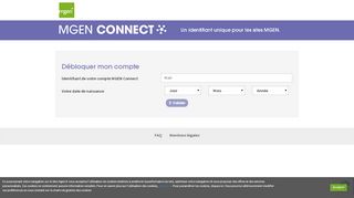 
                            5. Déblocage de compte - MGEN Connect