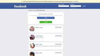 
                            6. Deborah Login Profiles | Facebook