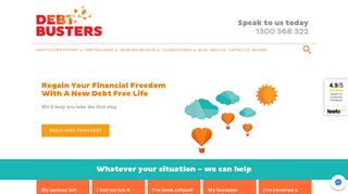 
                            4. Debt Busters: Debt Help & Relief | Financial Freedom