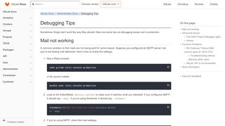 
                            9. Debugging Tips | GitLab