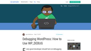 
                            11. Debugging WordPress: How to Use WP_DEBUG - WPMU DEV