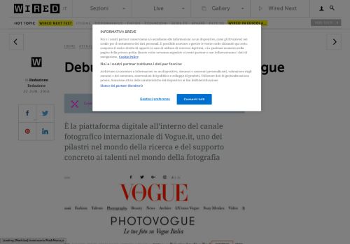 
                            11. Debutta oggi il nuovo PhotoVogue - Wired