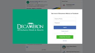 
                            9. Decameron México - Facebook