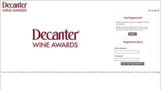 
                            5. Decanter Wine Awards: Login