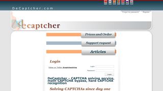 
                            1. DeCaptcher - CAPTCHA solving service, math CAPTCHA bypass ...