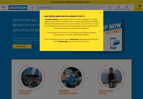 
                            6. Decathlon Membership - Decathlon Hong Kong